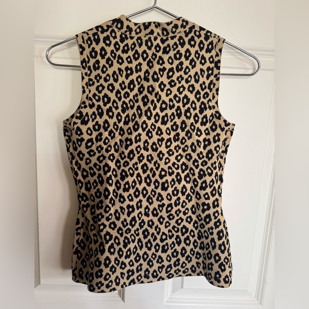 Theory Leopard Shell Tank - Picture 5 of 7